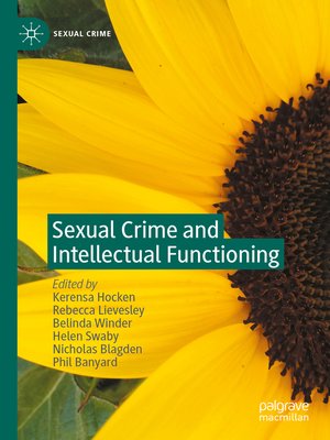 cover image of Sexual Crime and Intellectual Functioning